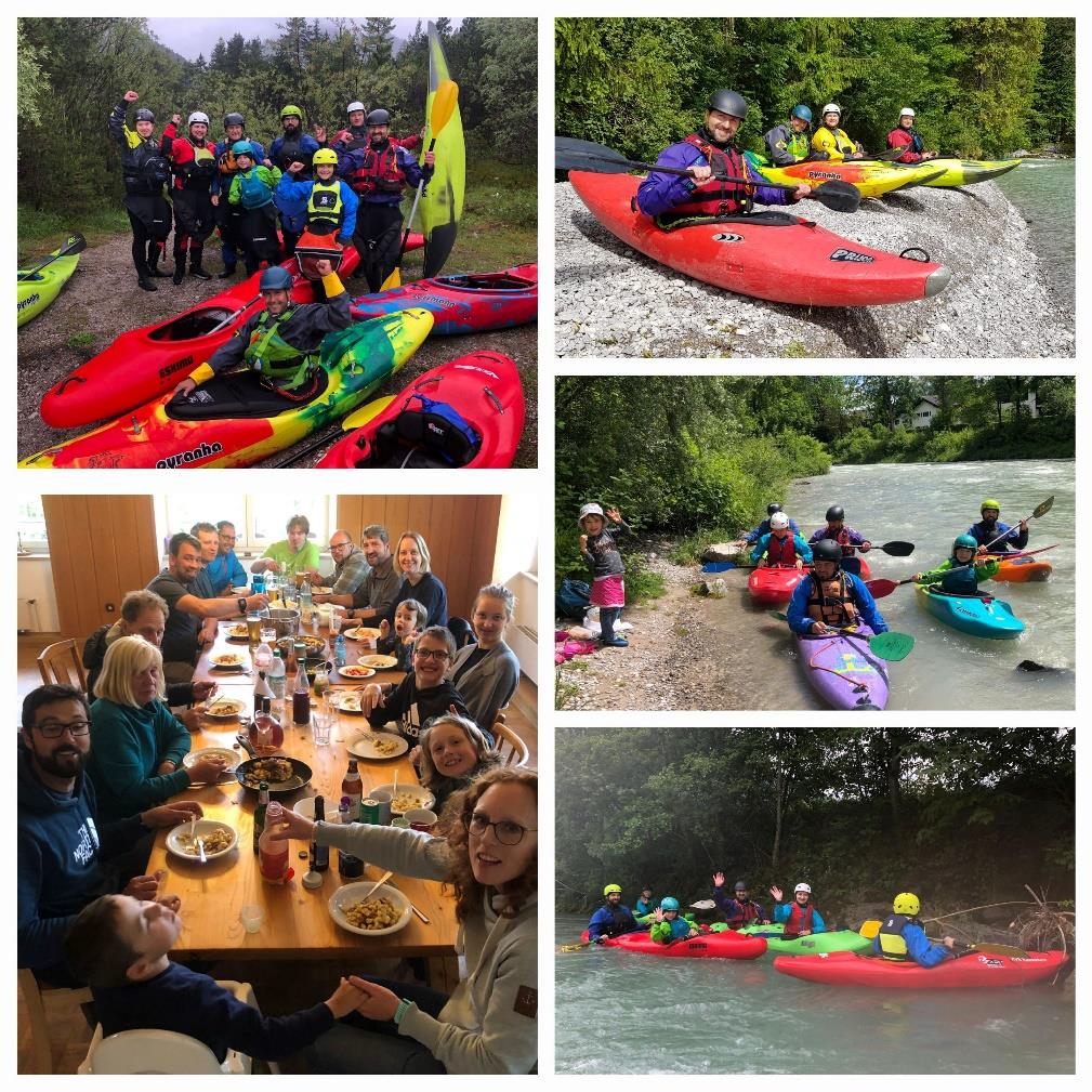 Foto: Eiskalte Gebirgsflüsse, Wildwasser-Action pur und jede Menge Spaß gab es beim Wildwasserlehrgang der KVB in Oberbayern.