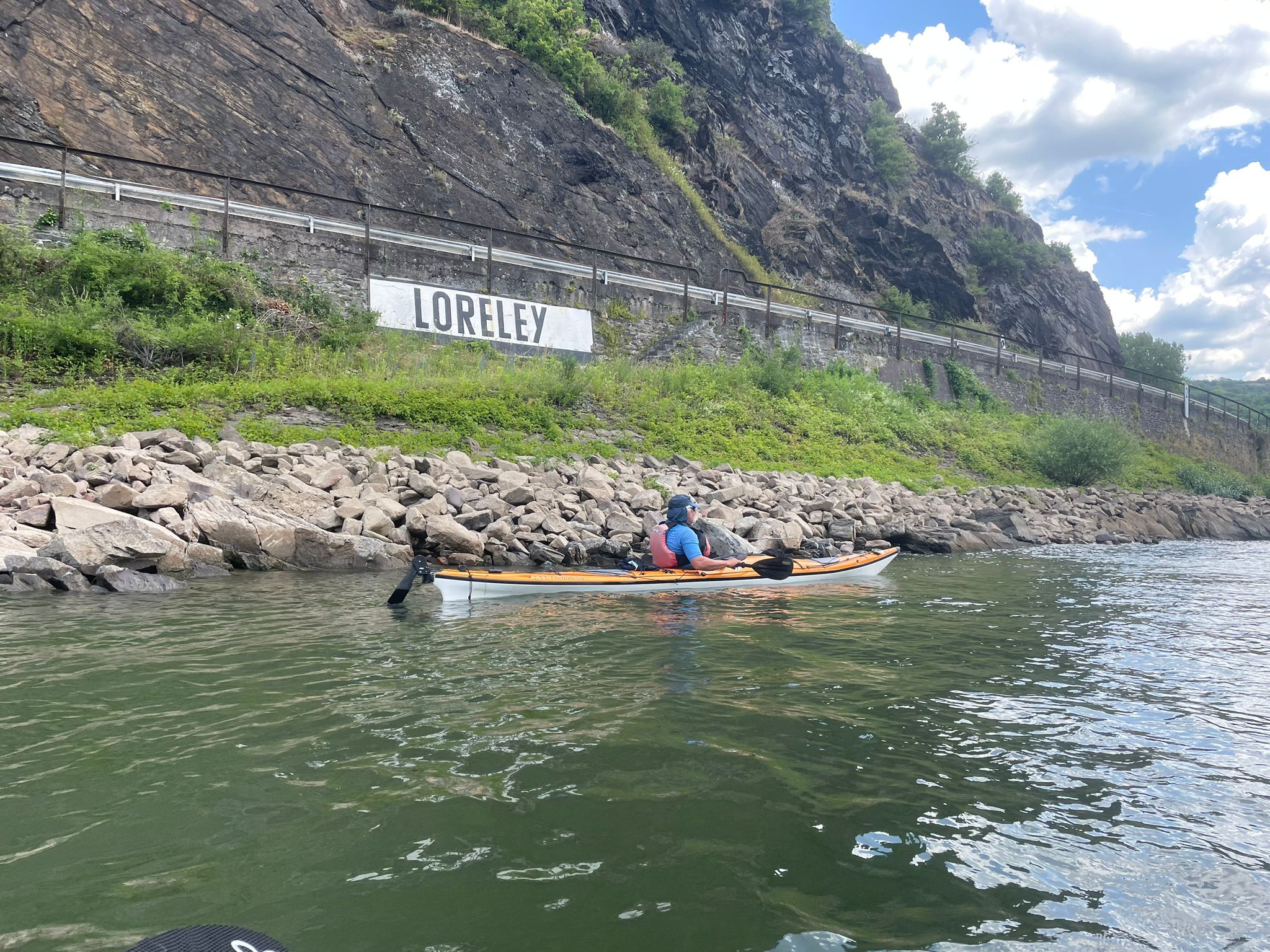Loreley nach ca 16 km erreicht