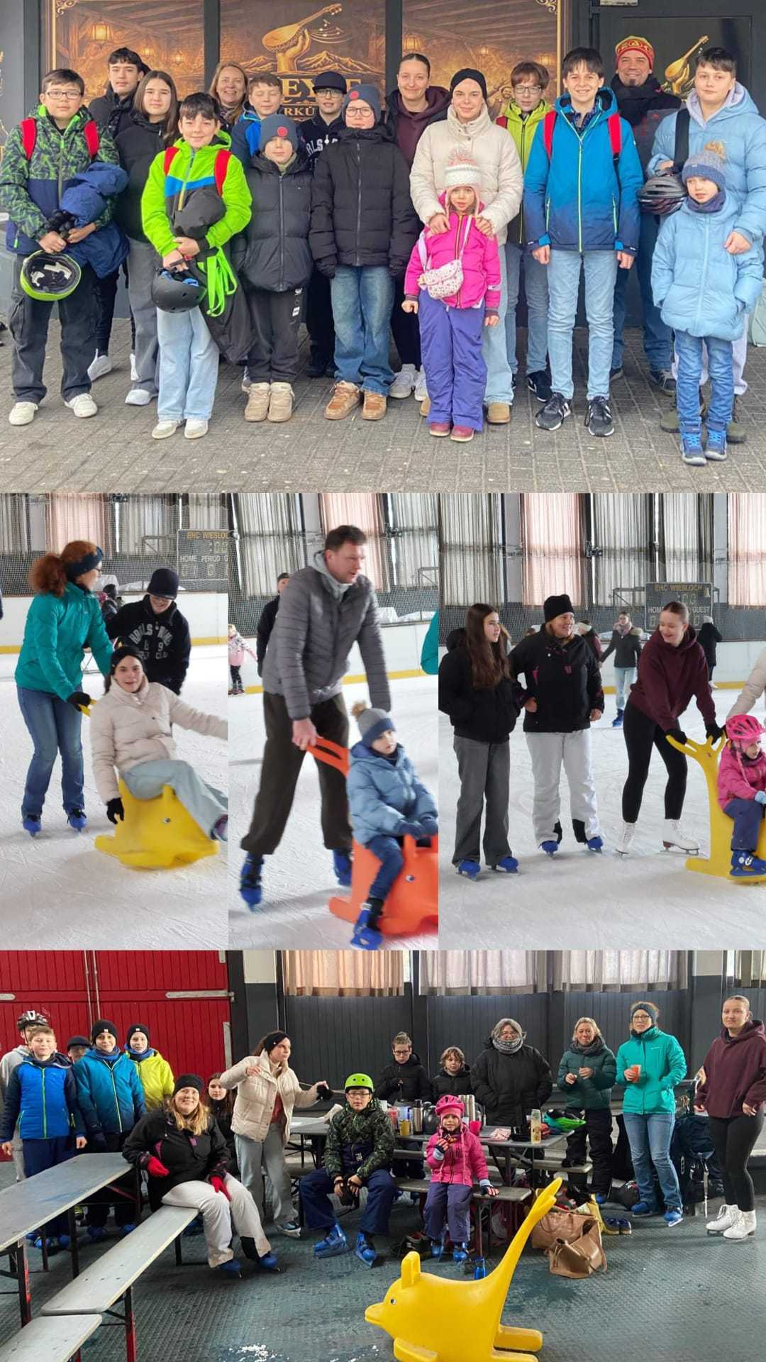 Die KVB-Jugend stand auch 2026 wieder gemeinsam auf dem Eis: Begleitet von unserer Vorständin, Jugendwart und engagierten Eltern erlebten die jungen Kanutinnen und Kanuten einen abwechslungsreichen Tag in der Eissporthalle Wiesloch.